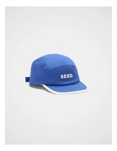 5 Panel Cap in Cobalt
