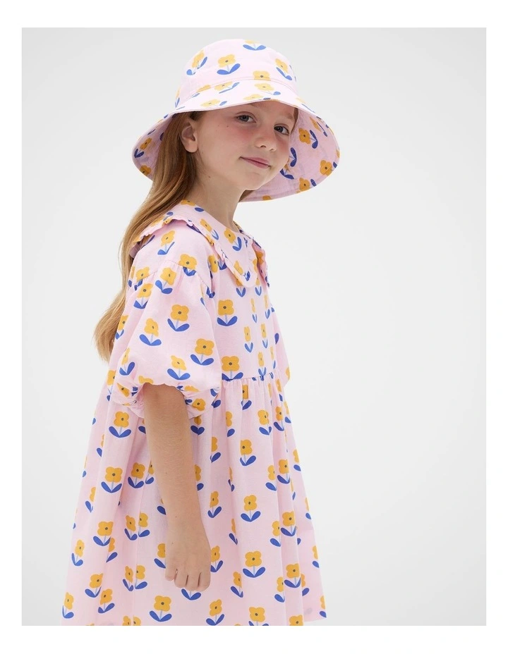 Flower Hat in Pink Lemonade image 2