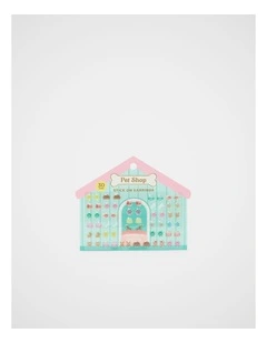 Pet Shop Stick on Earrings in Multi