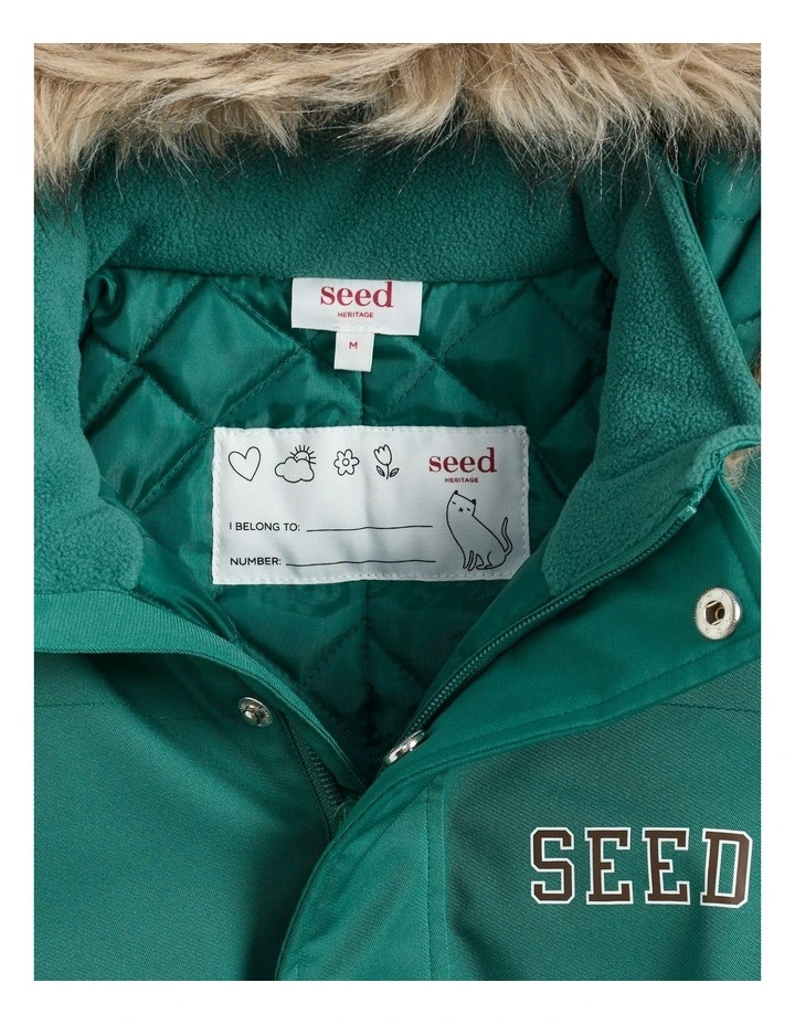Retro Snowsuit in Jungle Green image 5