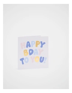 Happy Birthday To You Card to Pink