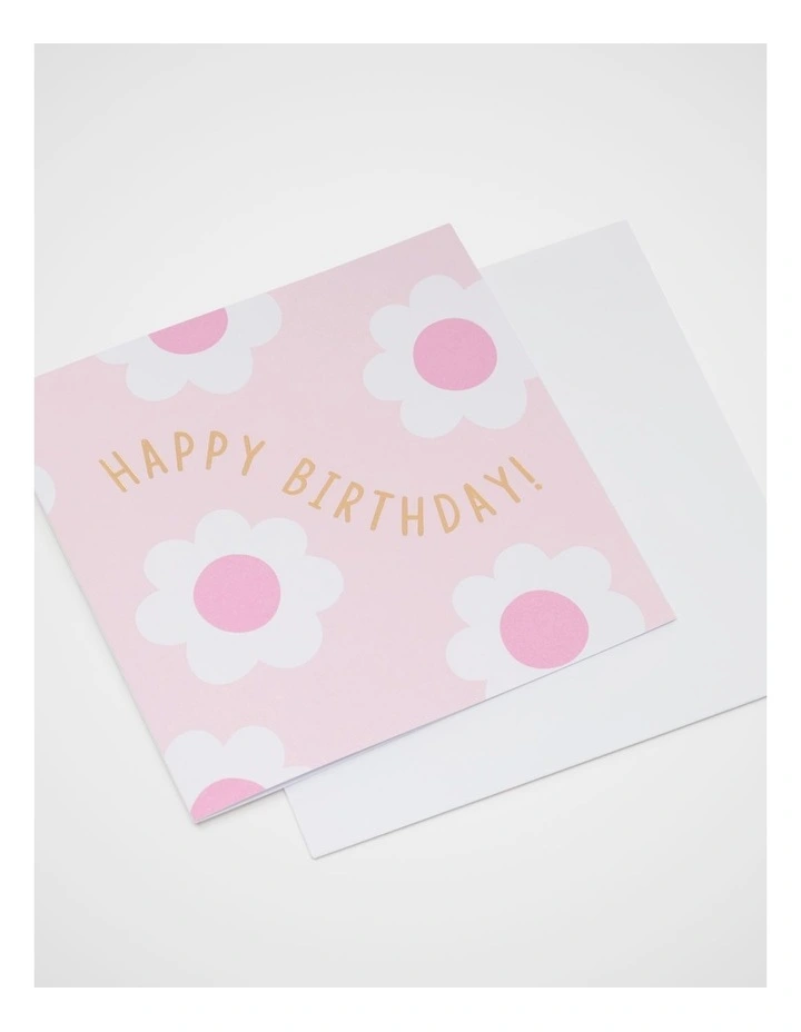 Happy Birthday Flower Card image 2