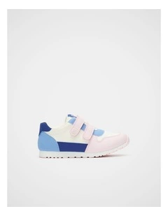 Retro Colourblock Jogger in Pink Lemonade Multi