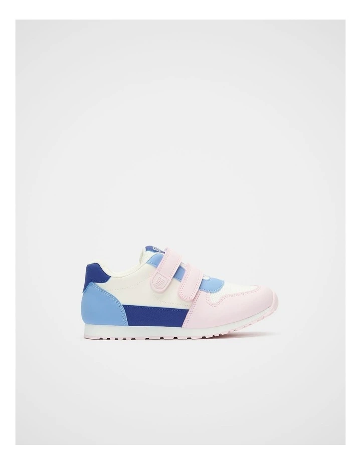 Retro Colourblock Jogger in Pink Lemonade Multi image 1