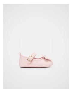 Floral Mary Jane Shoe in Pink Lemonade