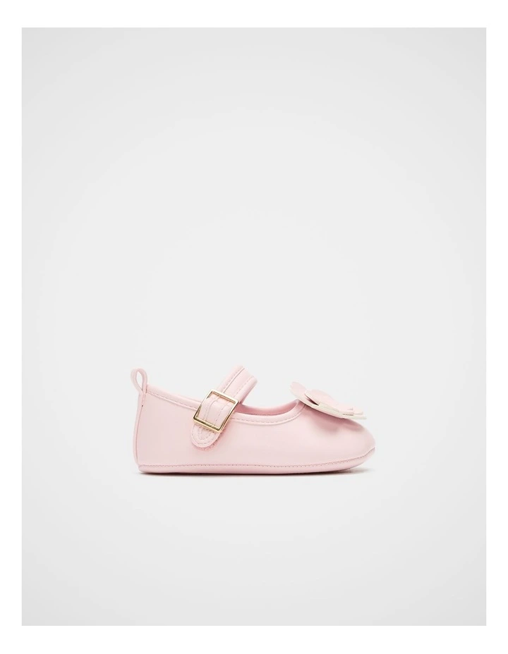 Floral Mary Jane Shoe in Pink Lemonade image 1