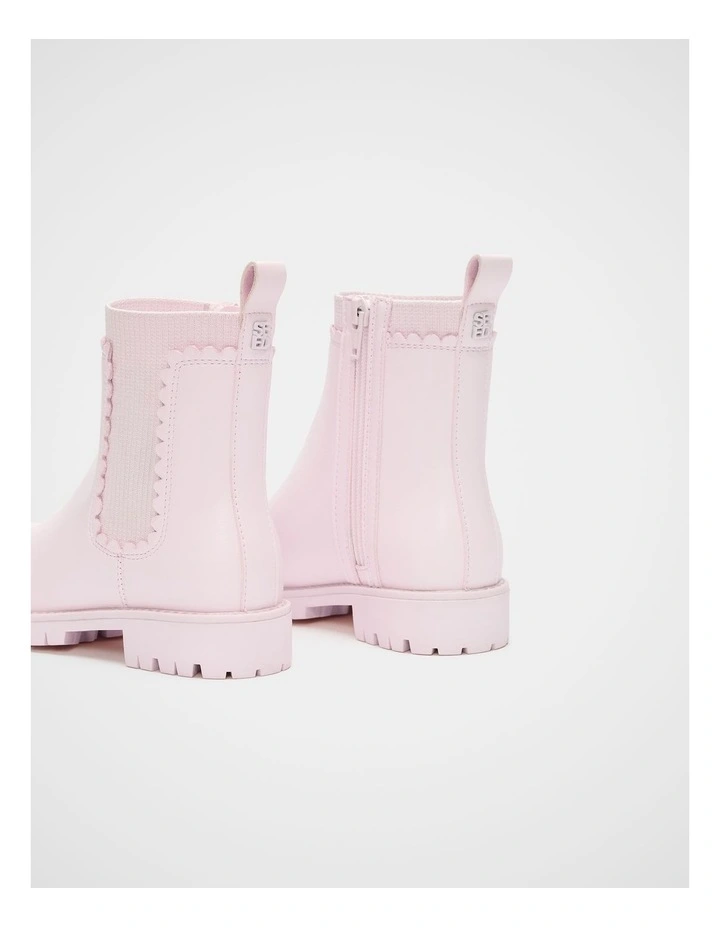 Scallop Boots in Pink Lemonade image 3
