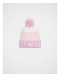 Mini Rib Colourblock Beanie