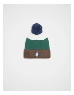 Mini Rib Colourblock Beanie