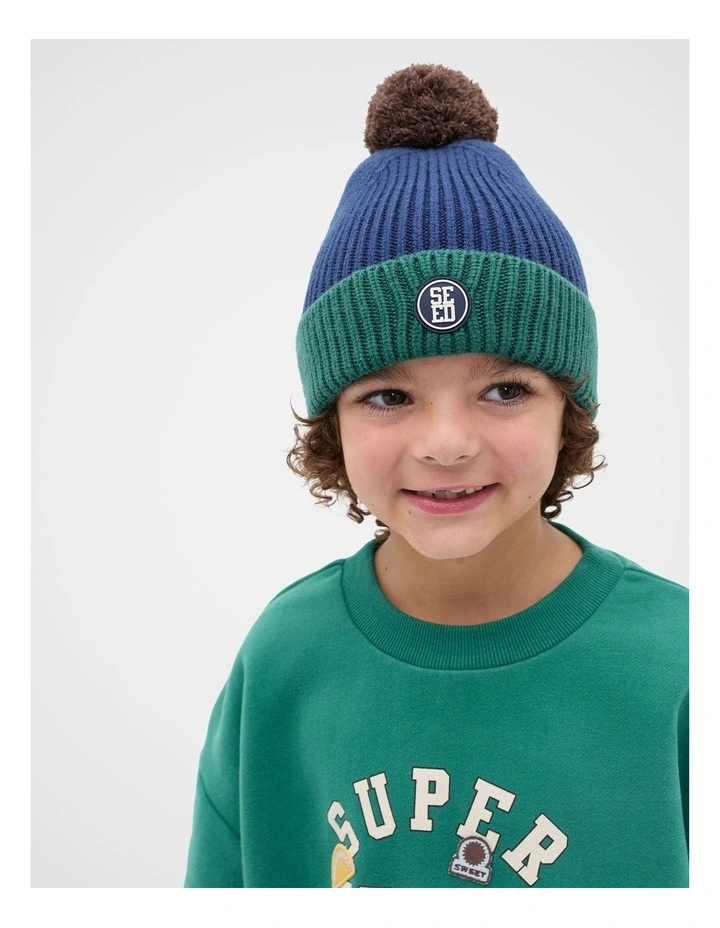 Rib Colourblock Beanie image 2