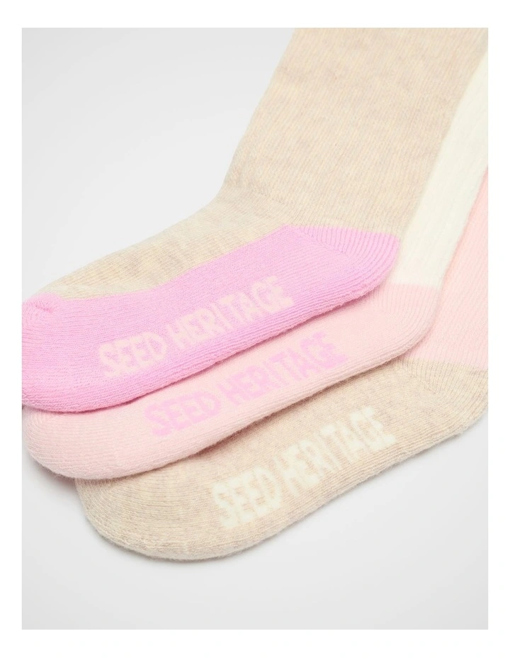 Sport Contrast Sock 3 Pack image 2