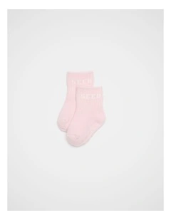 Baby Terry Logo Sock