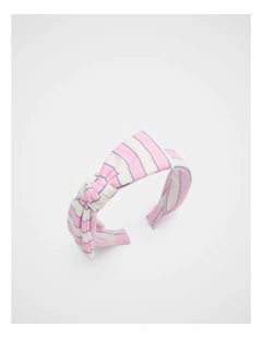 Stripe Bow Headband