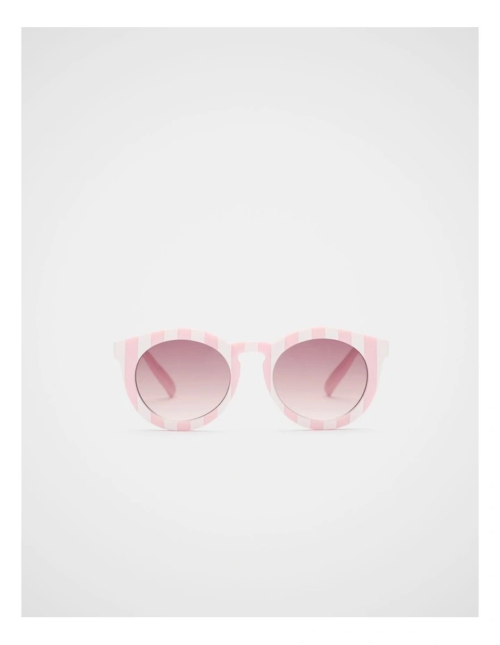 Child Stripe Sunglasses in Pink Lemonade image 1