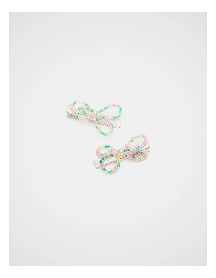 Bead Bow Duck Clip image 1