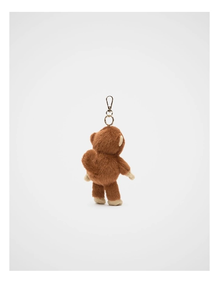Monkey Bag Charm in Caramel image 2