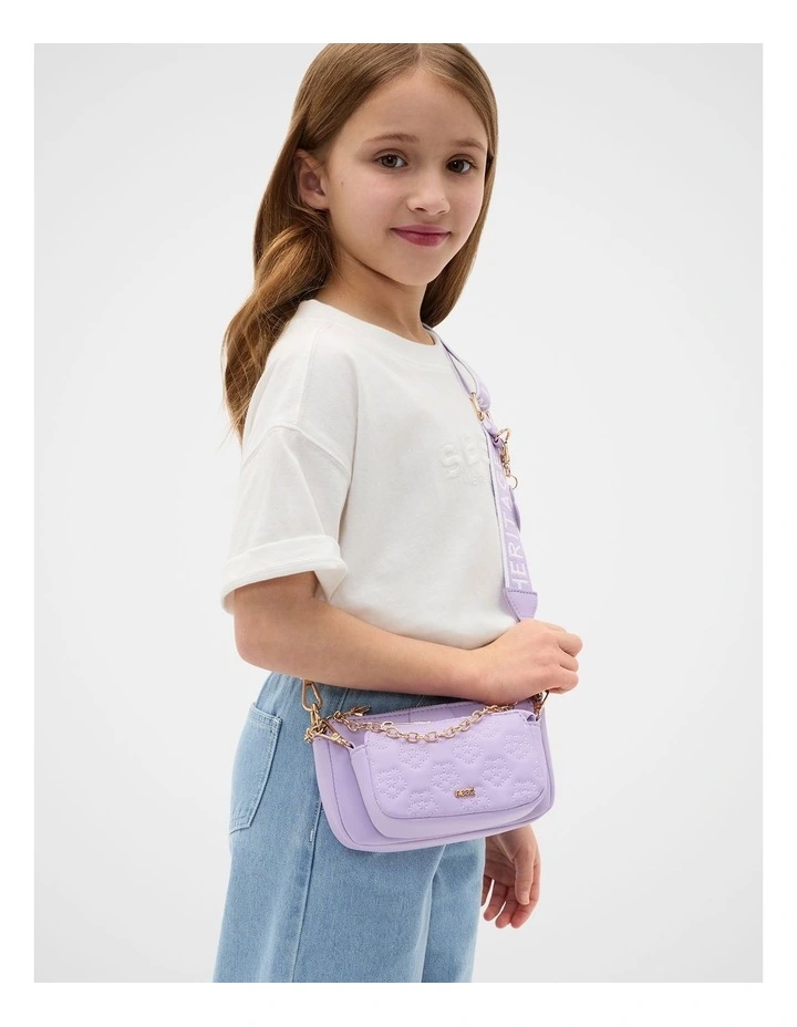 Quilted Flower Hybrid Cross Body Bag image 2