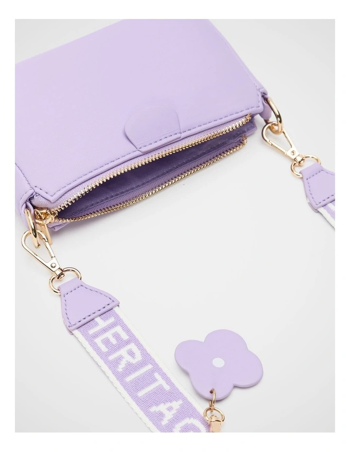 Quilted Flower Hybrid Cross Body Bag image 4