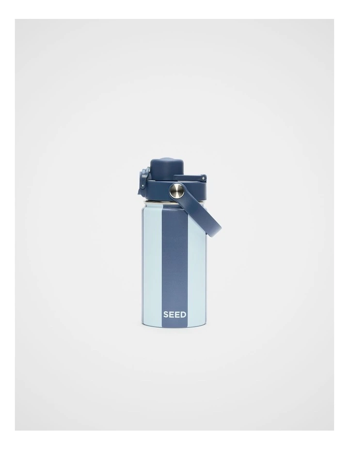 Boys Stripe Water Bottle Blue Stripe image 2