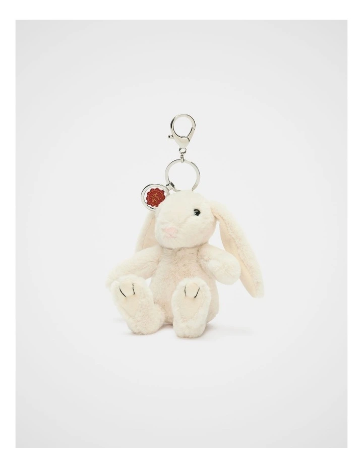 Keeleco Enchanted World Bunny Bag Charm in Cream image 1