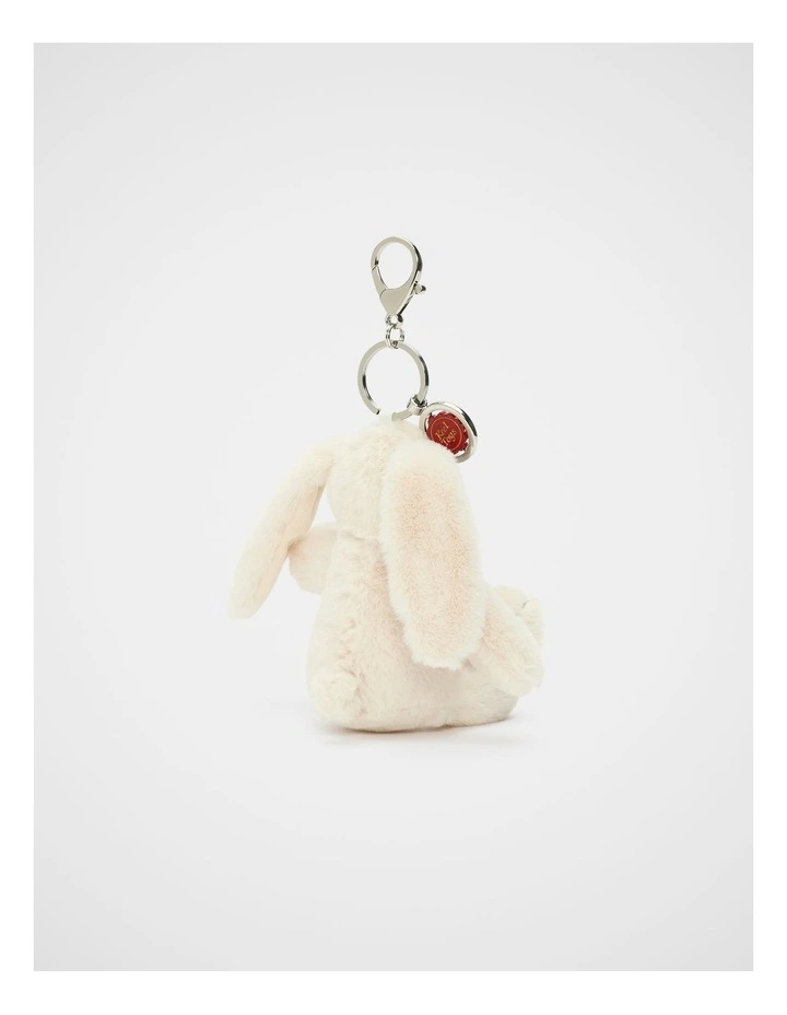Keeleco Enchanted World Bunny Bag Charm in Cream image 2