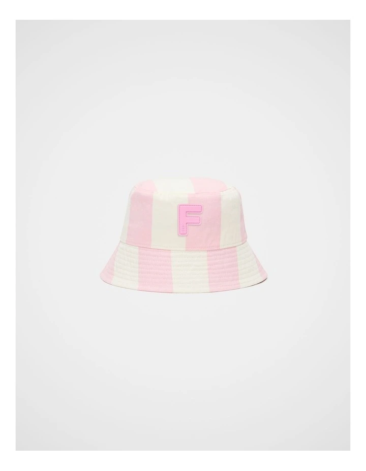 Girls Initial Bucket Hat - F image 1