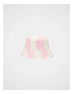 Girls Initial Bucket Hat - T