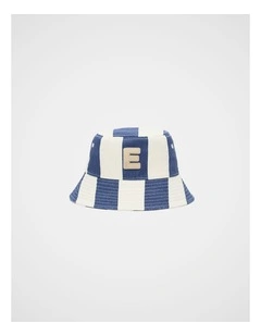 Boys Initial Bucket Hat - E
