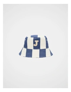 Boys Initial Bucket Hat - J