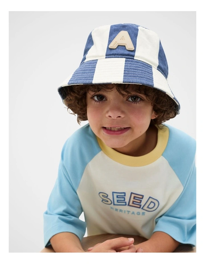 Boys Initial Bucket Hat - M image 2