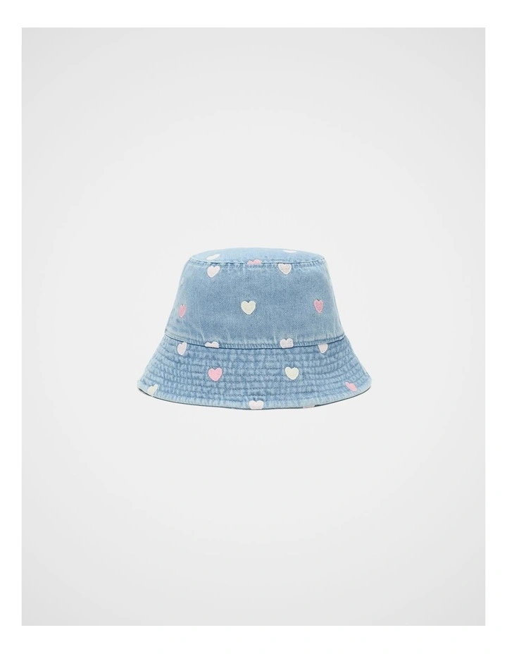 Chambray Heart Bucket Hat image 1