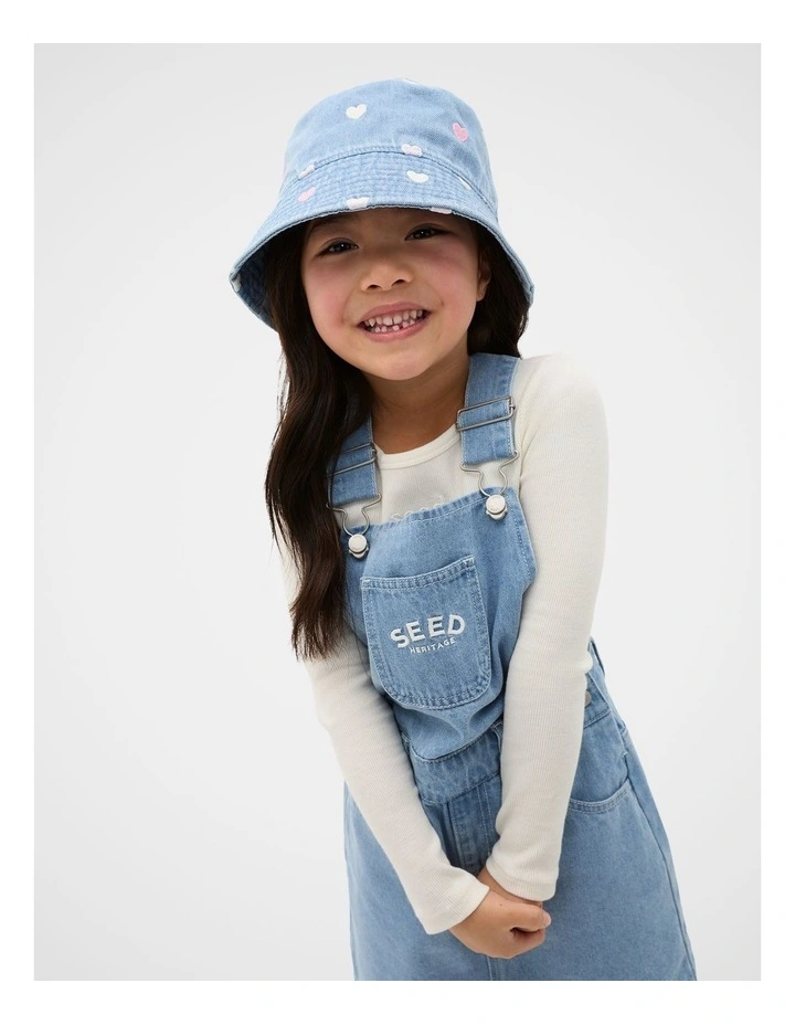 Chambray Heart Bucket Hat image 2