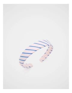 Stripe Headband in Pink Stripe