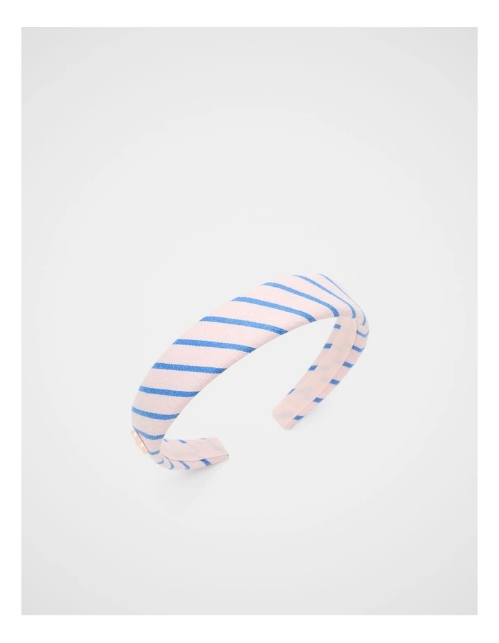 Stripe Headband in Pink Stripe image 1