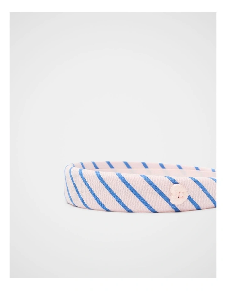 Stripe Headband in Pink Stripe image 2