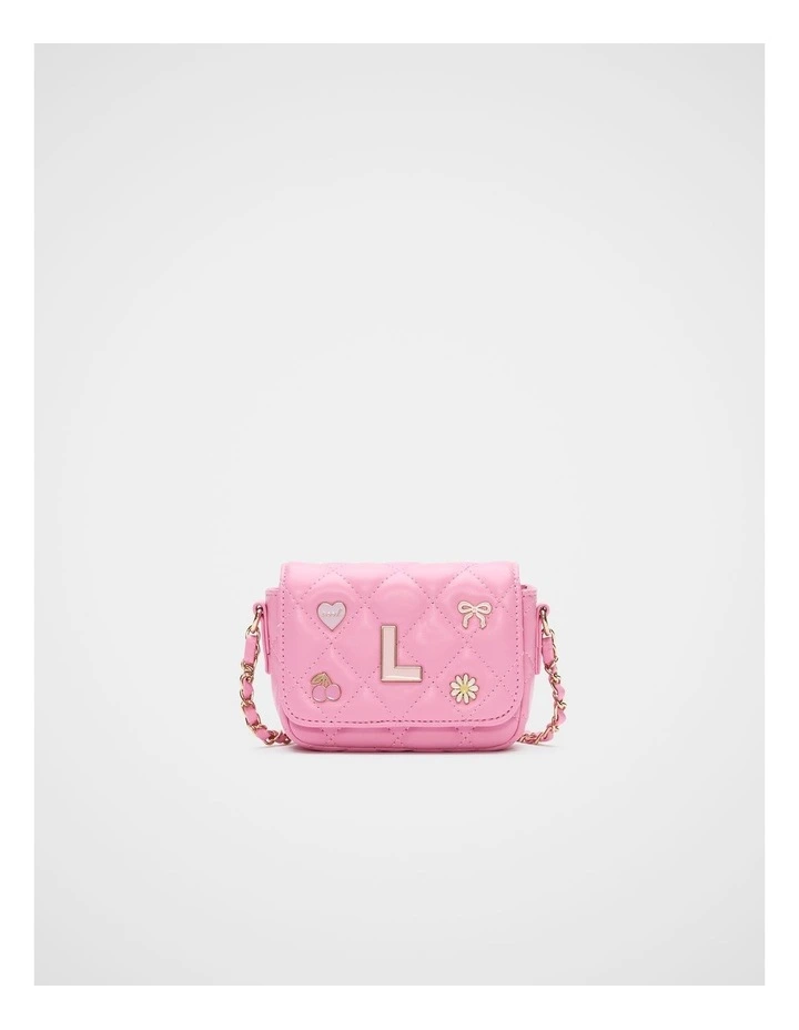 Initial Quilted Charm Bag image 1