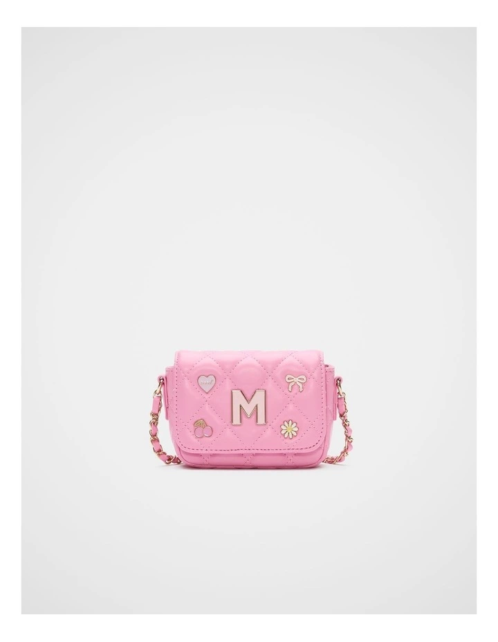 Initial Quilted Charm Bag image 1