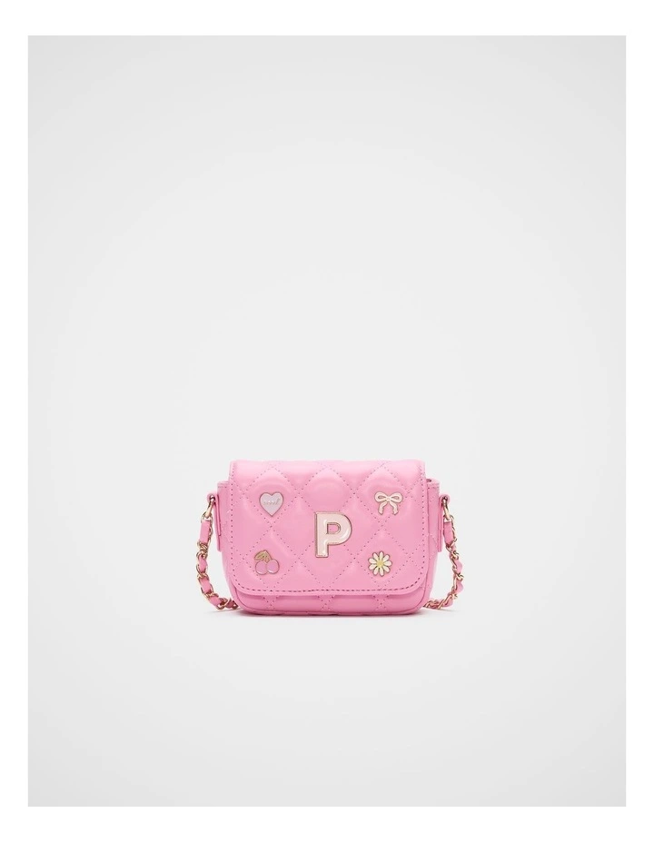 Initial Quilted Charm Bag image 1