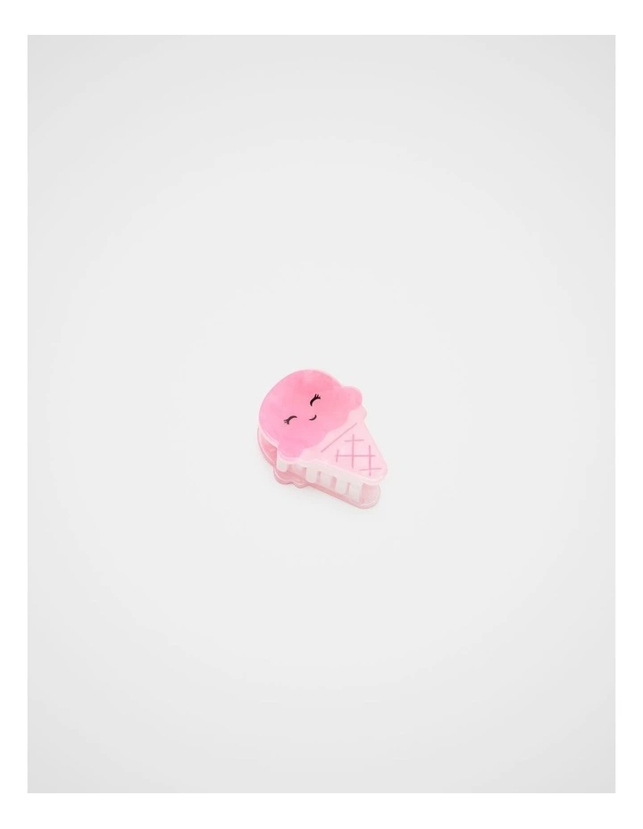 Ice Cream Claw Clip in Candy Pink image 1
