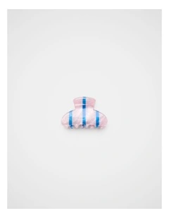 Stripe Claw Clip in Multi