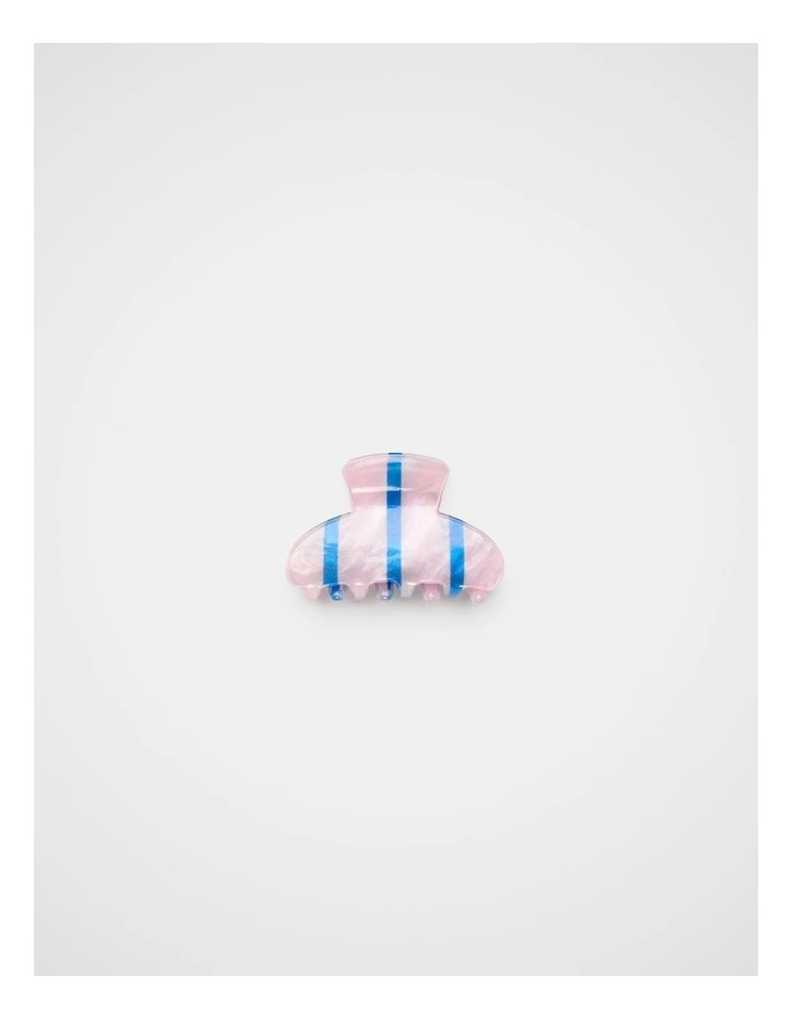 Stripe Claw Clip in Multi image 1