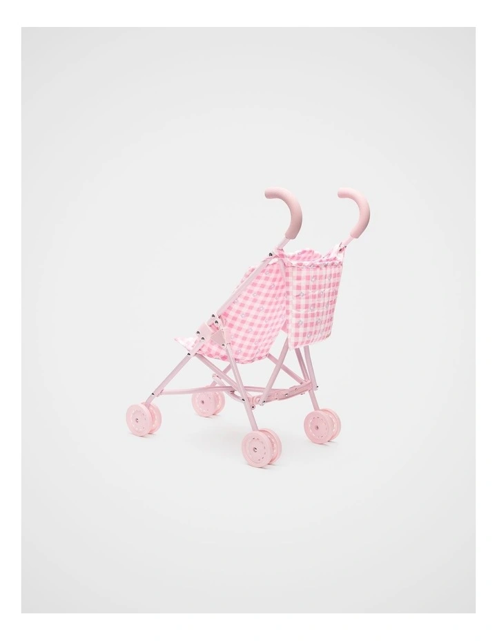 Gingham Doll Pram image 3