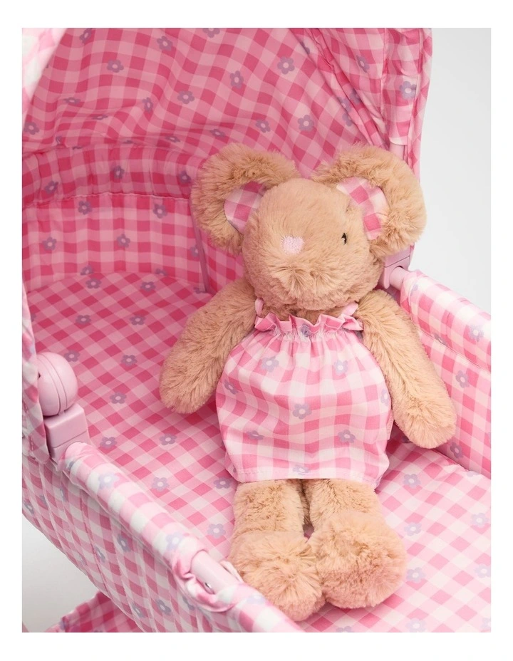 Gingham Doll Pram image 5