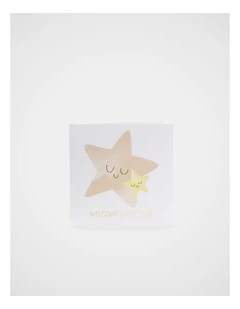 Welcome Little Star Card