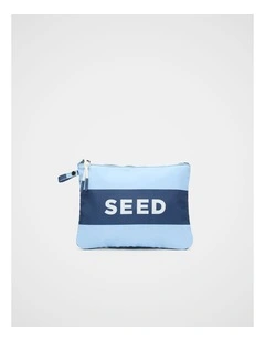 Swim Pouch in Washed Navy Stripe