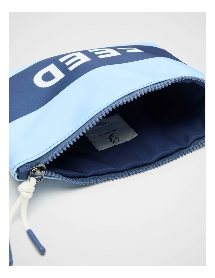 Swim Pouch in Washed Navy Stripe image 2