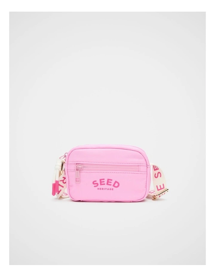 Logo Cross Body in Candy Pink image 1