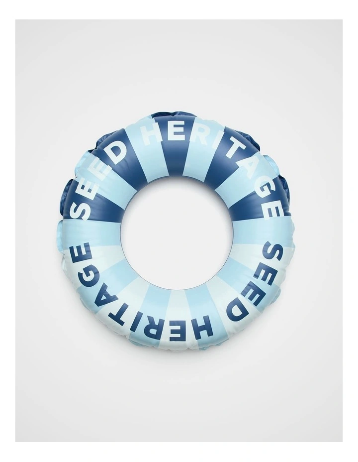 Inflatable Pool Ring in Blue Multi image 2