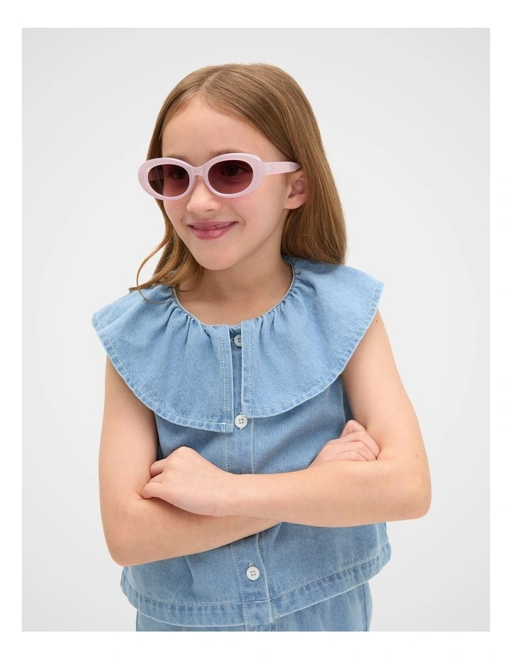 Child Retro Sunglasses in Pink Lemonade image 2