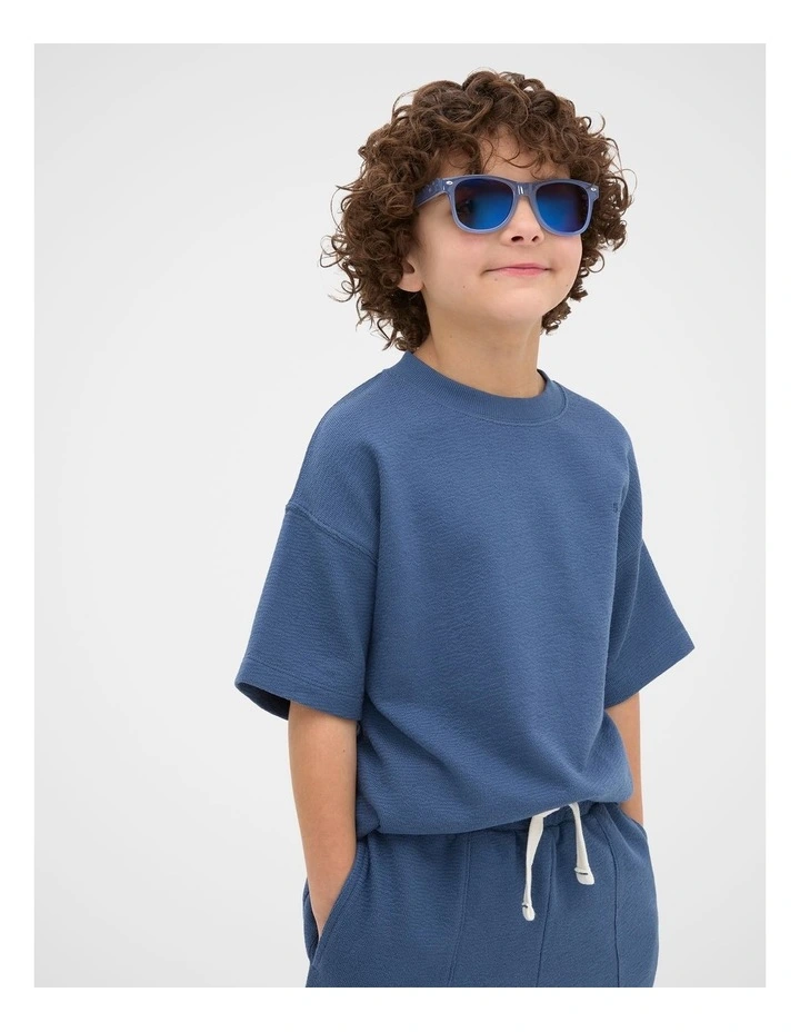 Child Dino Sunglasses in Washed Navy image 2